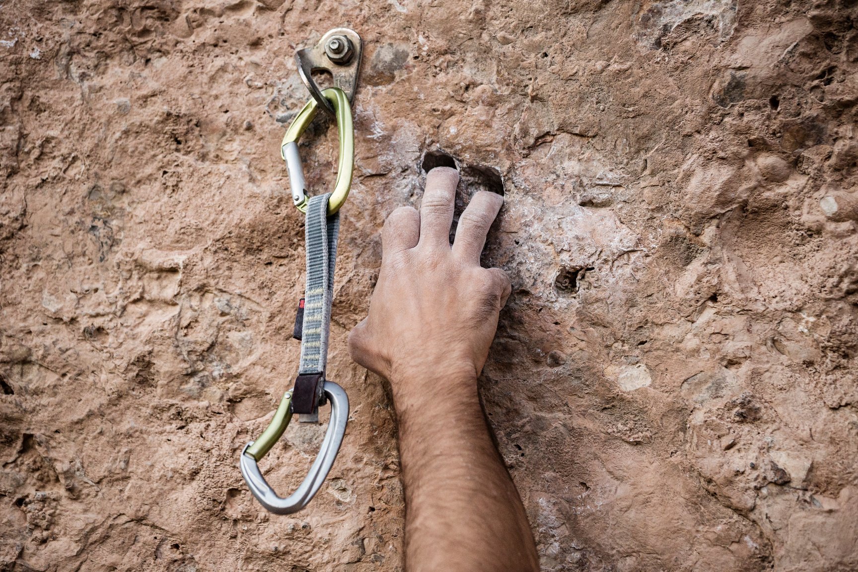 Rock climbing